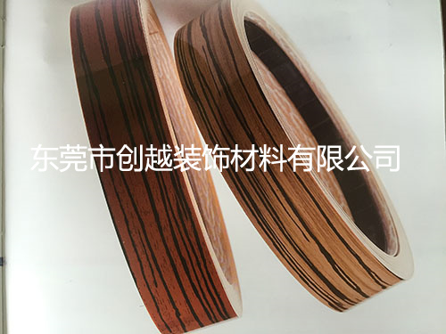 Wood grain edge banding